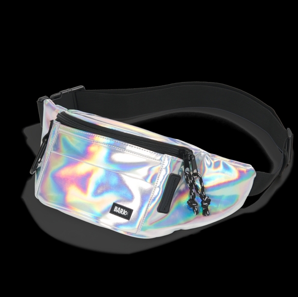 Bark Other - BARK Fanny Pack Silver Iridescent for Hoomans People.